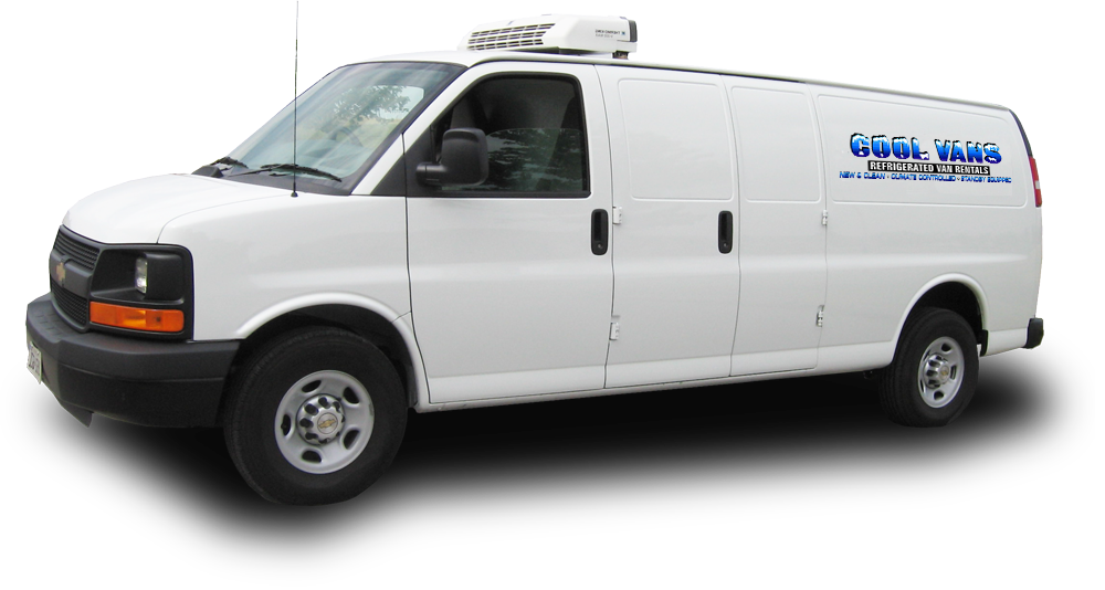 Extended van option for refrigerated vans rental service